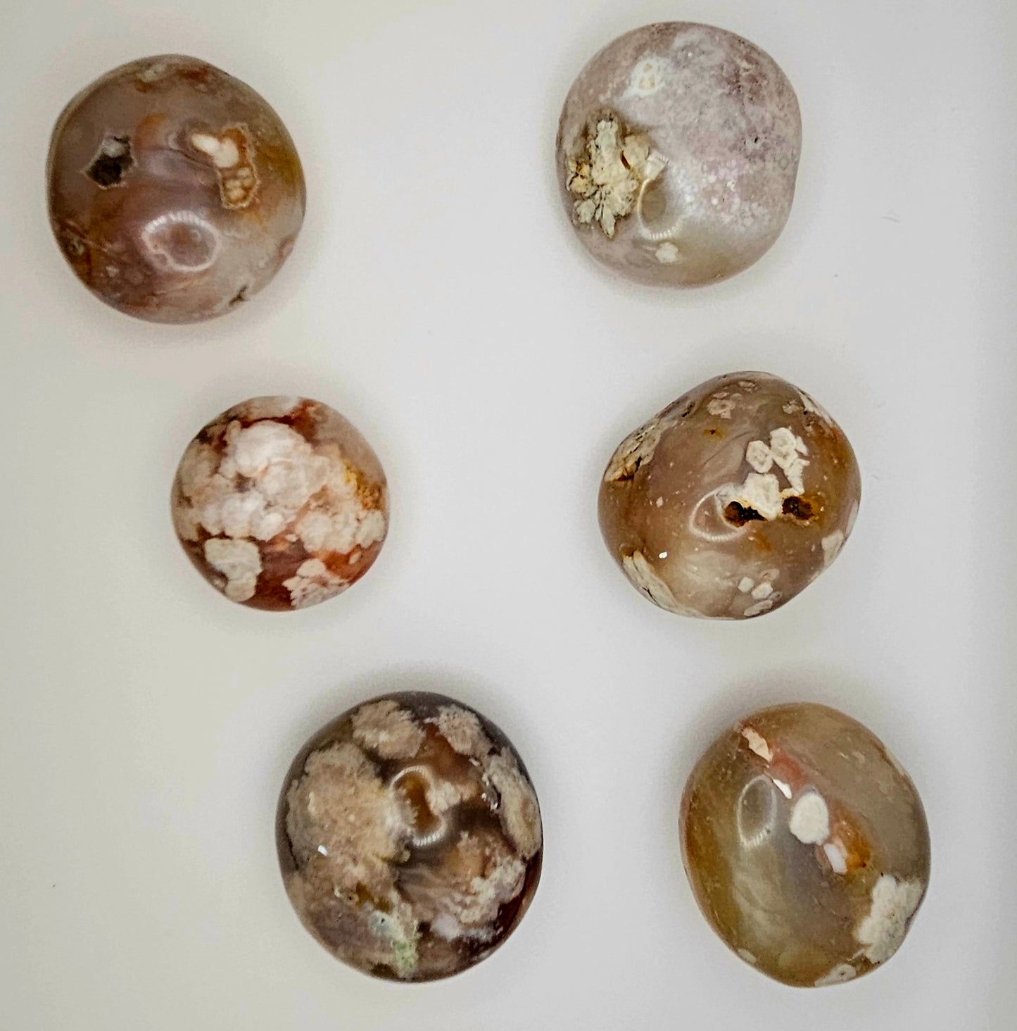 Floral Agate Palm Stone