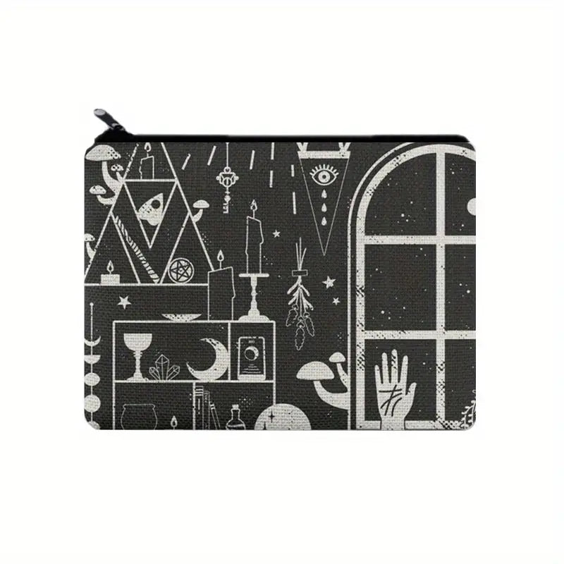 Mystical Print Canvas Carry Pouch