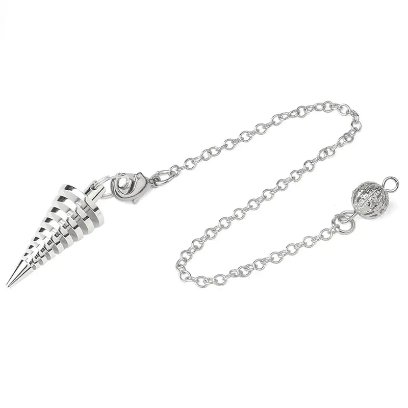 Silver Tone Metal Pendulum