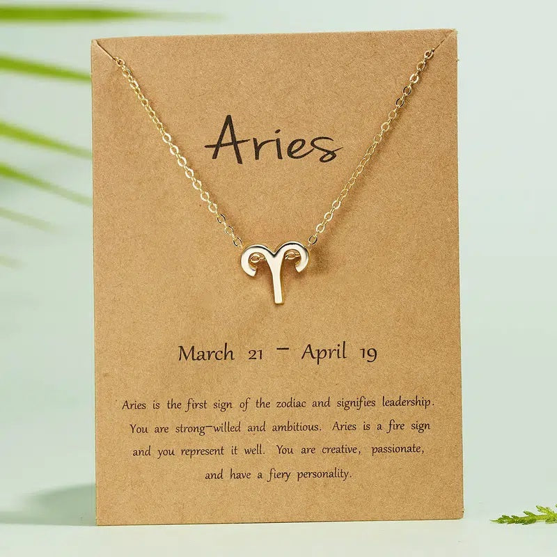 Zodiac Necklace-Aries