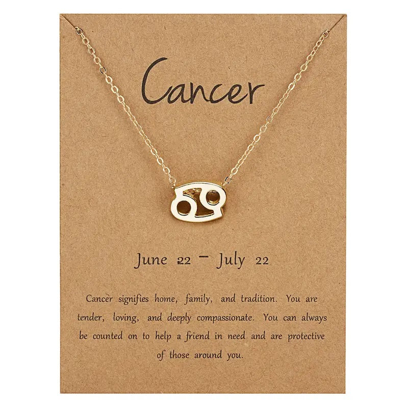 Zodiac Necklace-Cancer