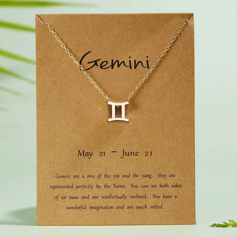 Zodiac Necklace-Gemini