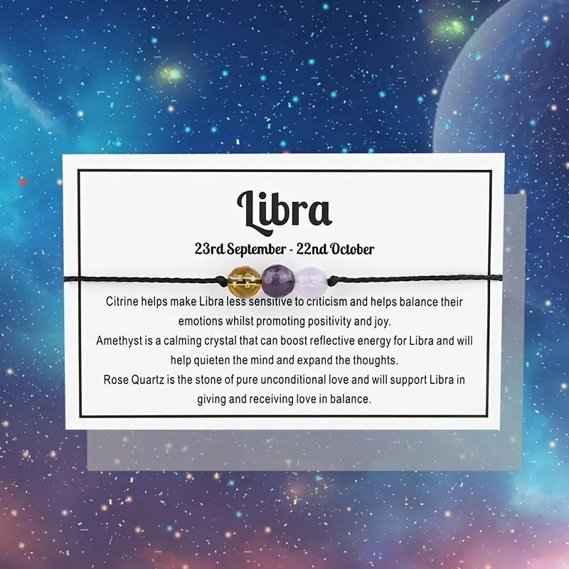 Zodiac Rope Bracelet-Libra