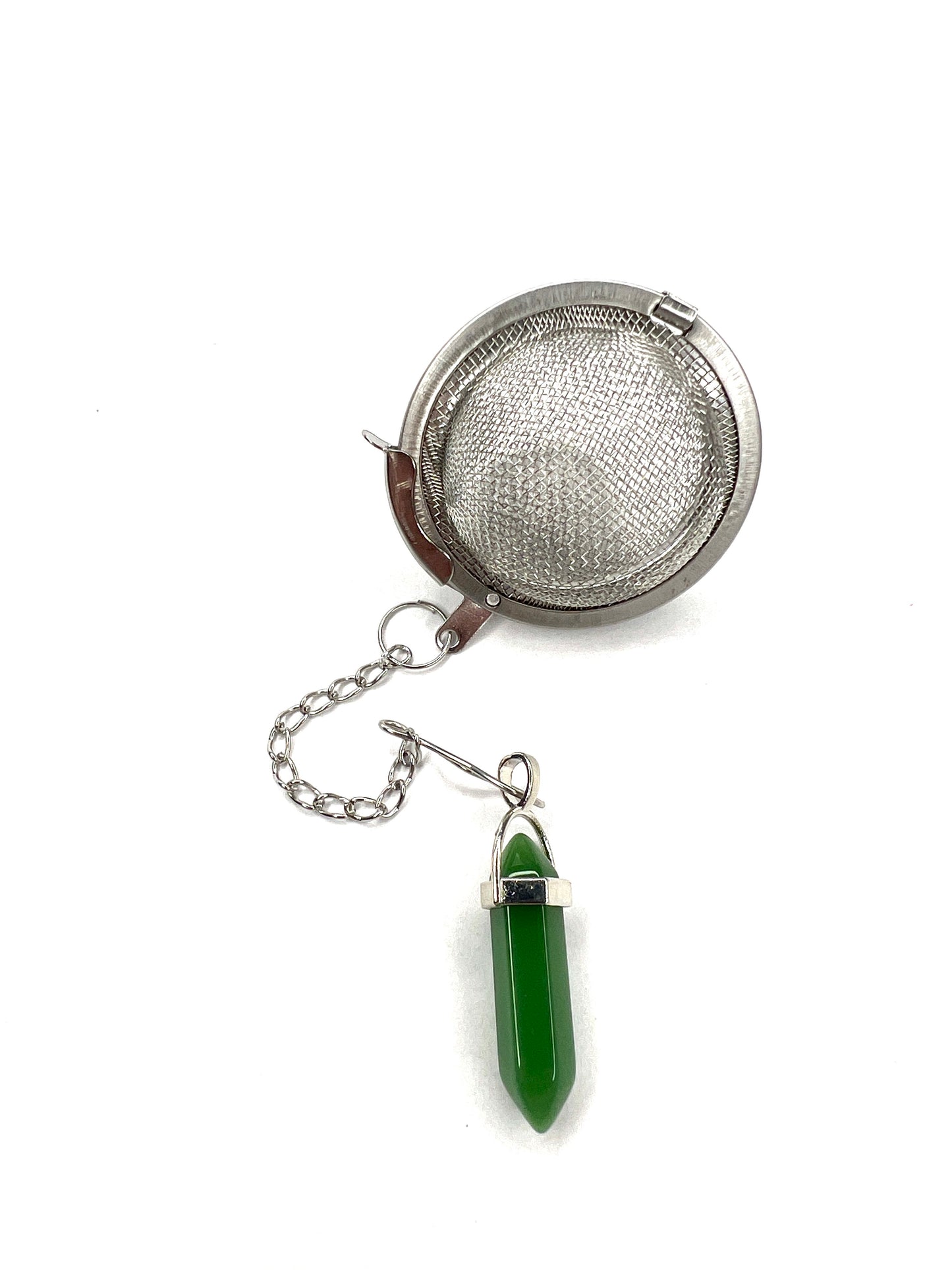 Crystal Tea Infuser-Green Aventurine