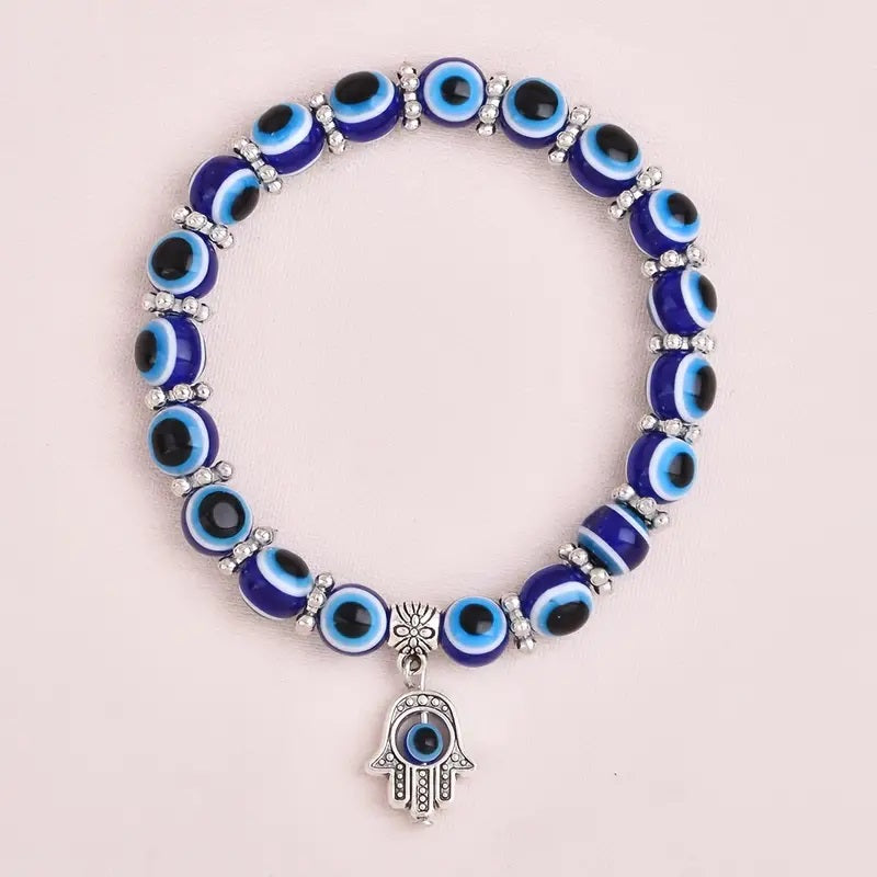 Hamsa Hand Bracelet- Blue