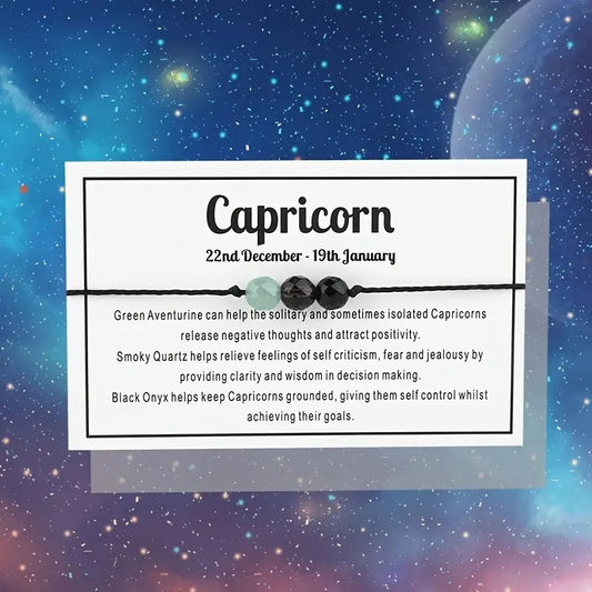 Zodiac Rope Bracelet-Capricorn
