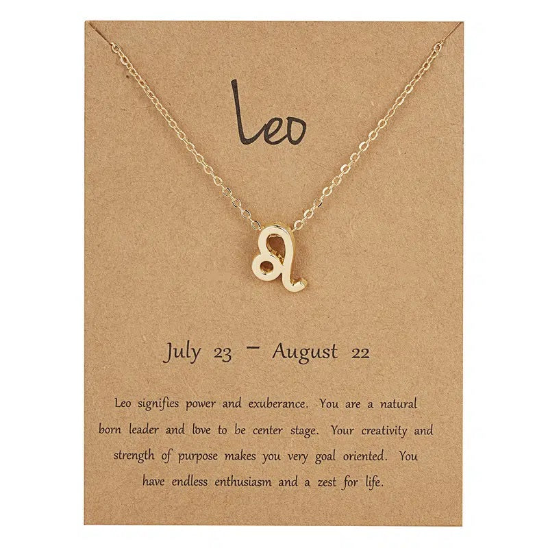 Zodiac Necklace-Leo
