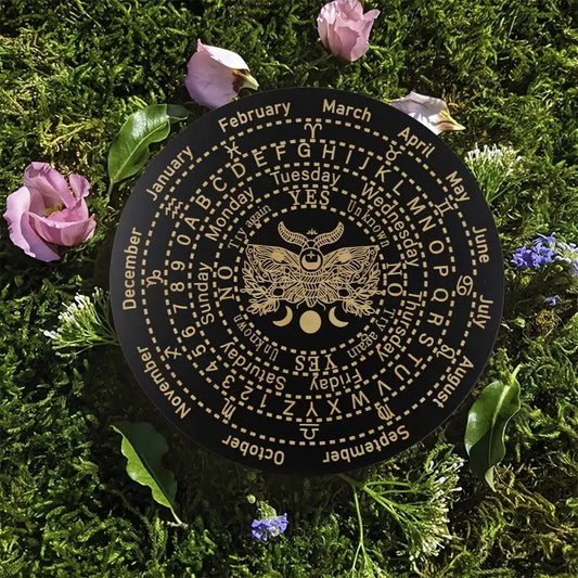 Pendulum Board-Moon Phases & Moth