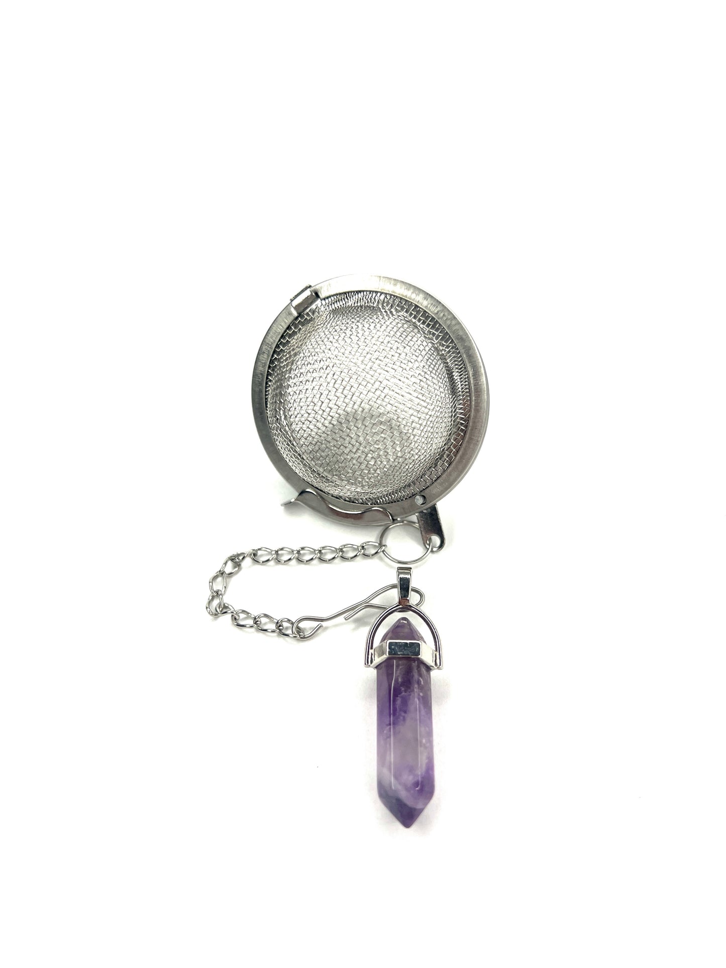 Crystal Tea Infuser-Amethyst