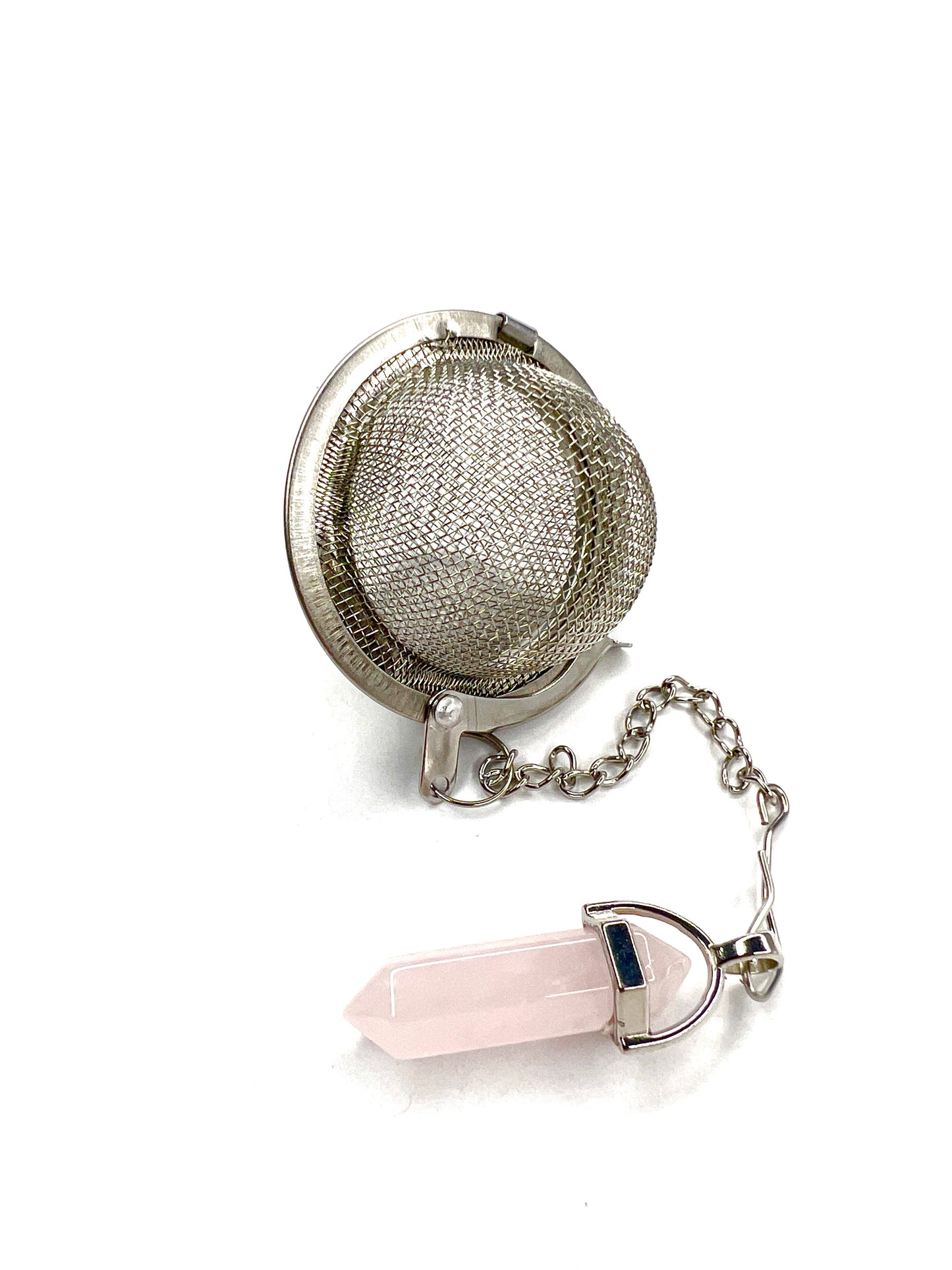 Crystal Tea Infuser-Rose Quartz